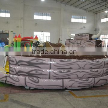 2015 high quality amusement mechanical bull,inflatable rodeo bull,inflatable amusement rides with CE certification