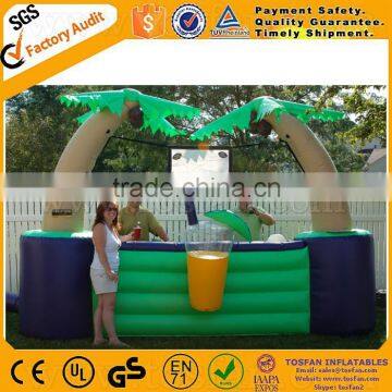 cheap inflatable tent, palm tree tent,inflatable bar tent for sale F4001A