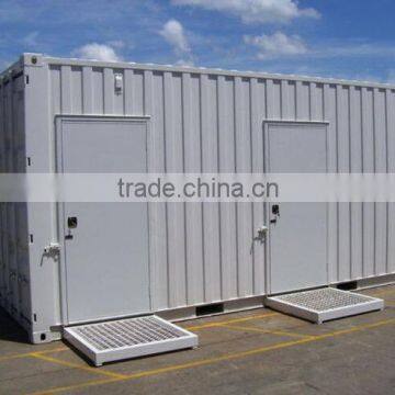 mobile stell shipping container toilet