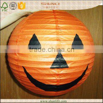 handmade funny Halloween paper children lantern