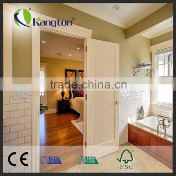 Hot sell wooden shaker style popular in Canada interior panel primer door