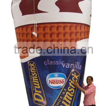 2015 best sale ice cream bowls cup, large inflatable icecream for advertising