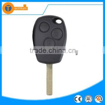 Plastic replacement 3 button remote key blank fobs with logo on the car key shell cover for Renault Modus twingo clio Espace