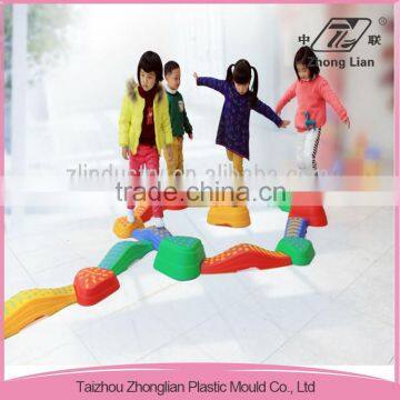 Modern design floor colorful plastic children kids balance step