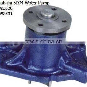 Water pump mitsubishi 6d34 ,OEM ME993520 ME088301