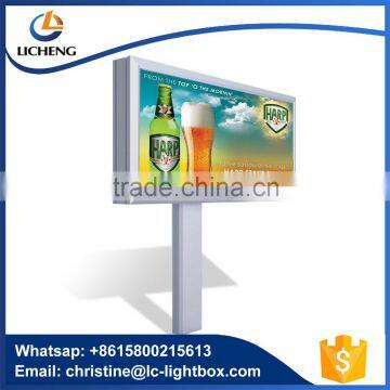 outdoor aluminum scrolling Mupi light box scrolling billboard