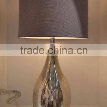 Lithuania decorative modern table lamps bowling shaped and thistle cylinder white lining fabric lamp shade for bedside reading