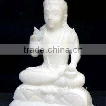 White Shiva God Statue