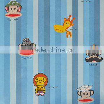 3d hot cartoon Wallpapers with monkey for childrens room