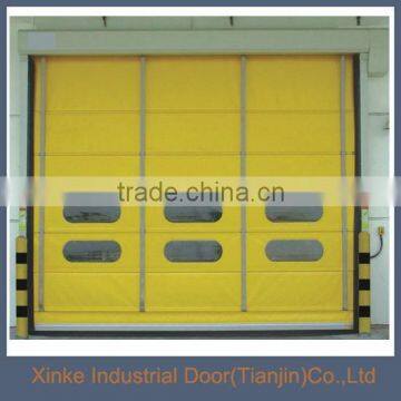 Sectional stack door pvc curtain exterior door STD-014