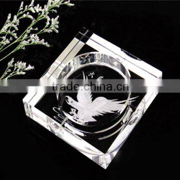 2016 attractive and durable crystal ashtray