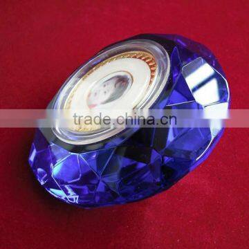 crystal diamond with photo for wedding gifts