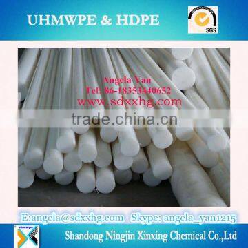 natural white high density HDPE rod /High Rigidity Extrusion HDPE Plastic Rod/hdpe bar