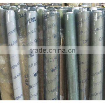 Super Transparent PVC Film,Soft Pvc Roll, White and Blue Film