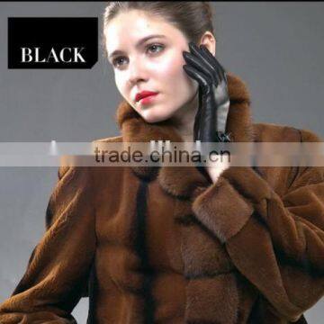 Hot Fashion Girls Leather Gloves First Grade Girls Leather Gloves photo-2