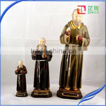 Polyresin St Saint Padre Pio Statue Catholic Figure Religious Statue