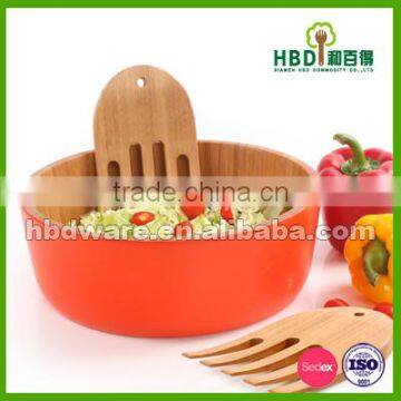 Bamboo salad bowl for wholesales