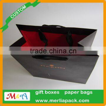 Face Eye Treatment Cosmetics Carrier Bag Gold Logo Black Eyelets Bag