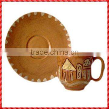 Elegant custom glazed terracotta new year tableware