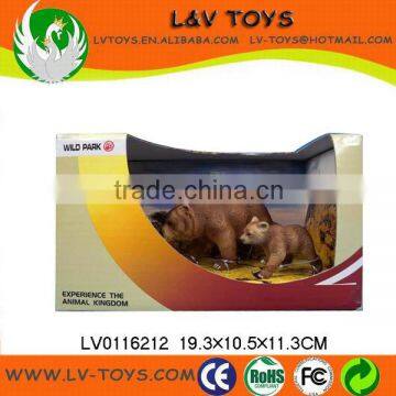 Hot-selling natural world animal toy bear,animal toys shantou