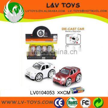 8 in 1 battery operated die-cast car