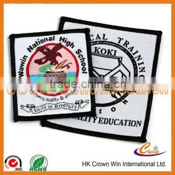 High quality customized wholesale embroidery patches woven patch