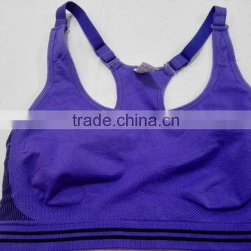 Sexy Woman Wireless Y- Back Sports Bra Yoga Wear Girl Sport Seamless Bra photo-3