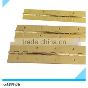 Brass Plated long piano hinge