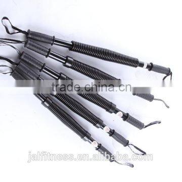 30Kg Black Drum Type Power Twister Spring Exerciser Arm Muscular Train Flexible Stretch Bendy Bar
