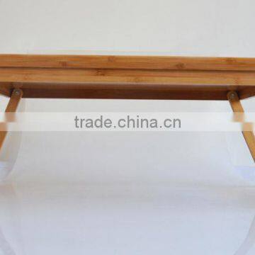 BR002 Folding 4 Legs Bamboo Breakfast Serving Tray photo-3