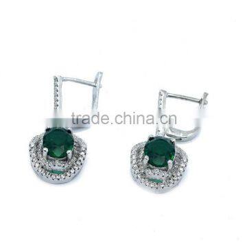925 Sterling Silver Fashion Jewelry Set Rhodium Plated Custom Jewelry photo-2