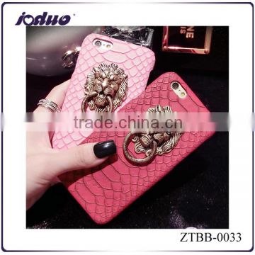 Chinese style Fashion lion door buckle phone shell for Iphone 6