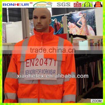 hi viz orange poly/cotton fabric waterproof breathable for overalls(TPC723)