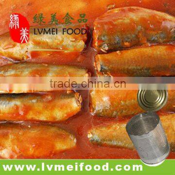 Canned Mackerel Fish in Tomato Sauce