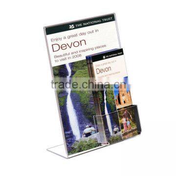 A4 Poster Holder With Leaflet Dispenser