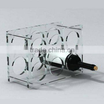 clear acrylic wine rack wine holder wine display (HF-A-222)
