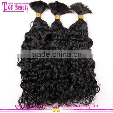 High quality no chemical processed curly asian hair bulk wholesale