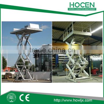 hydraulic car scissor platform elevator