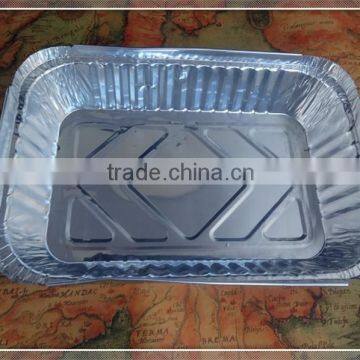Food Grade Rectangle Baking Food Aluminum Foil Tray