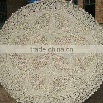 100%cotton crocheted tablecloth