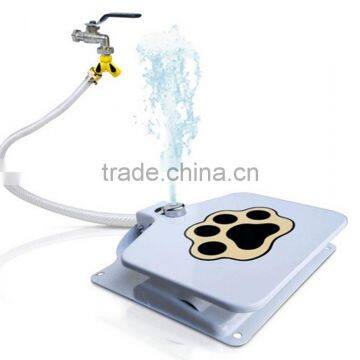 Anti-rust Pet Water Feeder, Pet Automatic Paw Activated Fountain