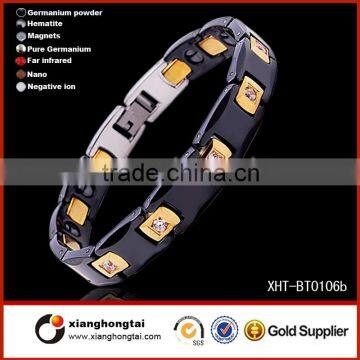 Bio Magnetic Tungsten Steel Bracelet With Energy Magnetic Stone,tungsten Jewelry Professional Manufactory photo-4