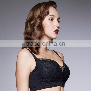 ORA2020+2020 Hot Sell Odm Oem G-string Women Ladies Underwear no Wire Bonzer Lace Sexy Bra & Thin Lace Panties Set Sexy Bra Set photo-3