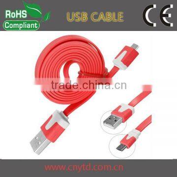 2014 New Flat Micro USB Cable Colorful Micro USB Cable photo-2