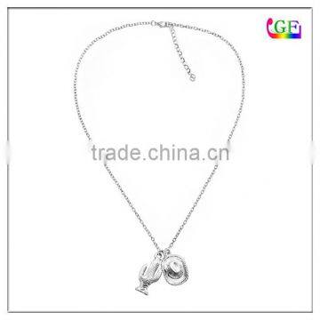 Custom Western Boy Hat Necklace Cactus Necklace
