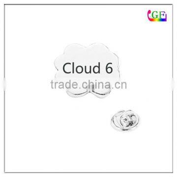 Custom logo cloud LAPEL PIN brooch