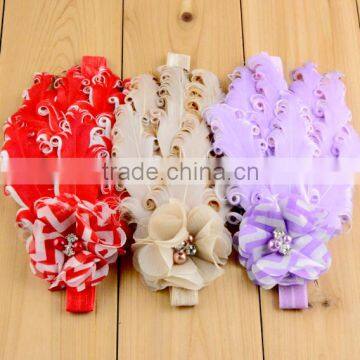 wholesale handmade cute baby girls eco-friendly material hair band