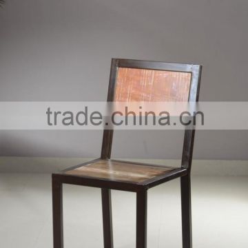 Iron wood chair