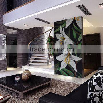 SMM05 Glass Mosaic Artwork Handcut Jigsaw Puzzle Modern Decoration Mural photo-2