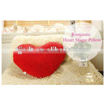 Chinese Chenille Heart Hold Pillow and Cushion Cover Home Safa Decorative photo-3